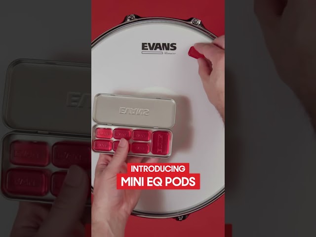 Vídeo relacionado con Geles apagadores de batería Evans Mini EQ Pods - Pequeños - Antimanchas, Mantienen la forma - Se aplican y retiran - Mantienen el agarre, la forma y la eficacia - Paquete de 14
