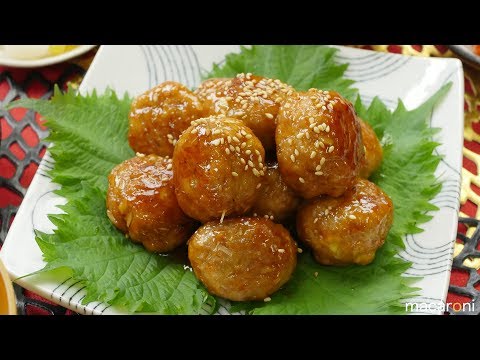 甘酢で テリうま！ レンコンの シャキ ふわ ミートボール のレシピ 作り方