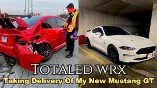 Taking Delivery Of My New Mustang GT After Totalling My Subaru WRX! (A New Chapter Begins)