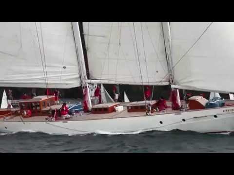 Alcatrazes por boreste 2015 - Ilhabela Sailing Week