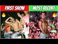 RAPPERS FIRST SHOW Vs MOST RECENT SHOW