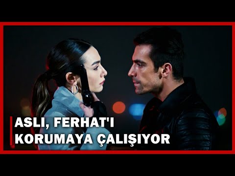 Aslı, Ferhat'ı Korumaya Çalışıyor! - Siyah Beyaz Aşk 24.Bölüm