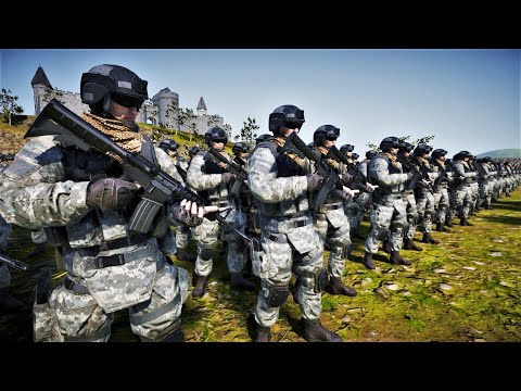 CAN 60.000 MODERN SOLDERS STOPS 1 MILLION ROMAN GENERALS - Ultimate Epic Battle Simulator 2 UEBS 2