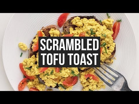 Easy Vegan Scrambled Tofu Toast Recipe (Beginner Friendly)