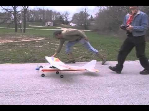 tower trainer 40 failed first flight rc gas plane