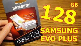 Samsung 128 GB microSDXC Class 10 UHS-I U3 EVO Plus + SD Adapter MB-MC128GA - відео 1