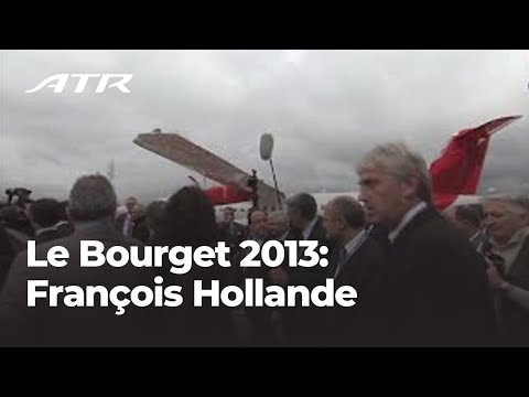 French president, François Hollande visiting the Paris Air Show - Day 5