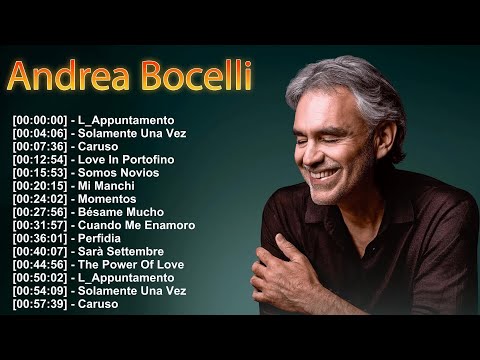 Andrea Bocelli ❤️ Top 20 Songs 2025 Playlist 💿 Classical Music to Touch Your Heart