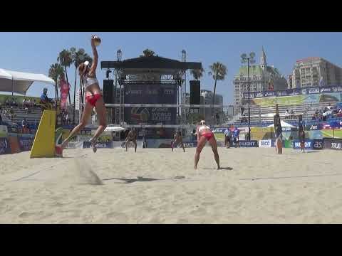 FIVB 2016: #29 Claes/Hughes vs #20 Michelle/Filippo(PAR) 8/25/16