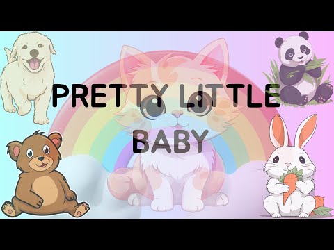 Pretty little baby Animal Version | Songs for Kids | Nursery Rhymes | Giggly Gems