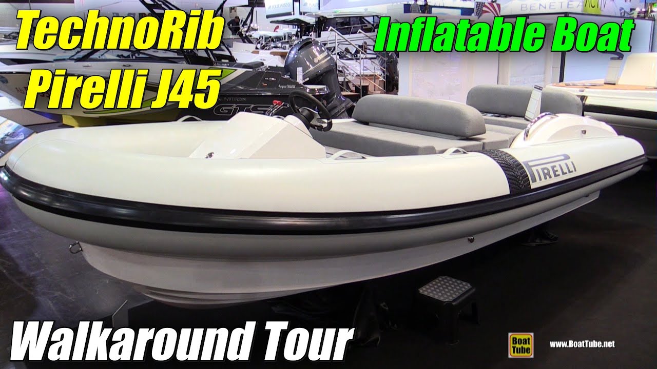 Pirelli J45 Inflatable Jet Boat by TechnoRib - Walkaround