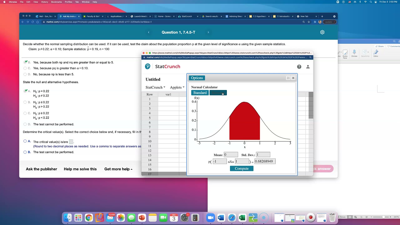 MTH 245 Module 6 Homework Question #37