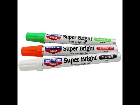 How to Color Your Gun Sights - Birchwood CaseyTouch-up Sight Pens