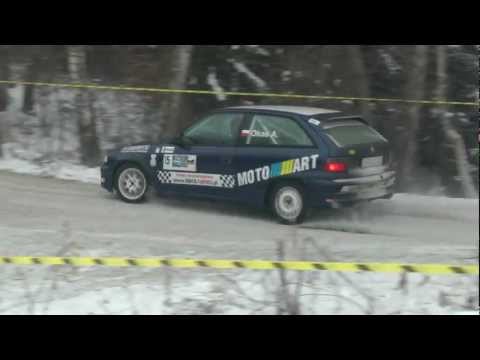 Zimowy Rally Oes Dębno 2012 - Artur Okas - Opel Astra GSI