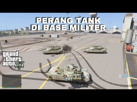 MISI PERANG TANK DI BASE MILITER GTA 5