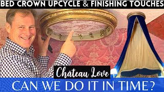 CHATEAU DECORATING | BEDROOM RENOVATION | Bed Crown & Mirror UPCYCLING