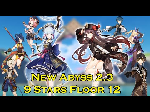 Hu Tao & Melt Ayaka - Spiral Abyss 2.3 - Floor 12 - 9 Stars | Genshin Impact