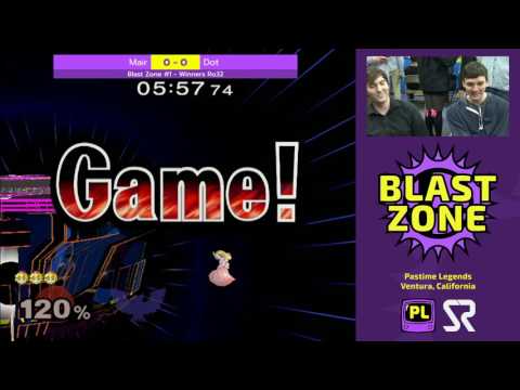 BZ1 - Mair (Peach) vs. Dot (C. Falcon/Falco) - SSBM Winners Ro32 - Smash Melee