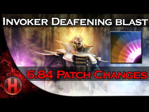 6.84 Patch Changes Dota 2 - Invoker Max level Deafening Blast