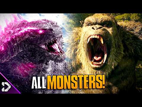 ALL MONSTERVERSE TITANS EXPLAINED (Skull Island, GvK, GxK LORE)