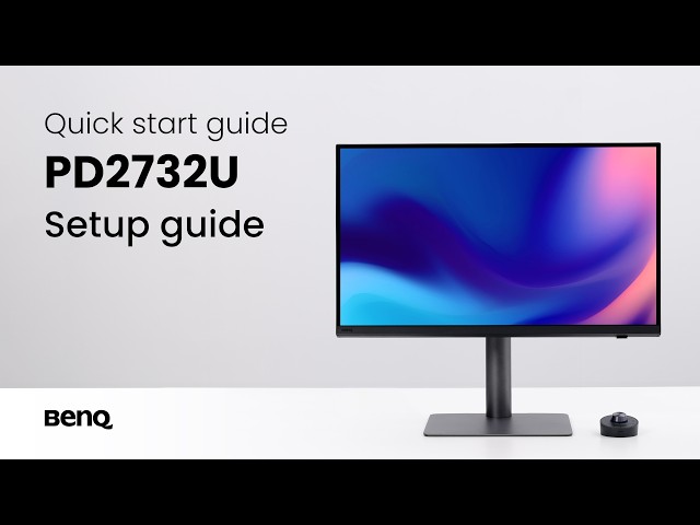 Monitor BenQ PD2732U 27" UltraHD 4K 60Hz IPS Thunderbolt 4 Höhenverstellbar video