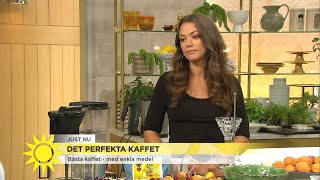 Baristan visar hur du gör den perfekta koppen kaffe  - Nyhetsmorgon (TV4)