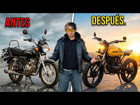 Can you modify a motorcycle on a shoestring budget? From junk to a gem