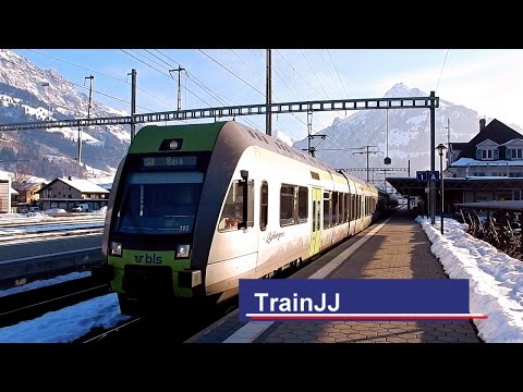Swiss trains at station Frutigen │ Züge am Bahnhof Frutigen │ BLS Cargo │ SBB │ Lötschberger │ Robel
