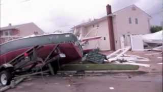 preview picture of video 'Island Park hit hard by Hurricane Sandy'