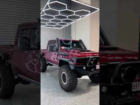 79 Series LC sitting pretty on 5”s of lift and 40s #79series #landcruiser #4x4