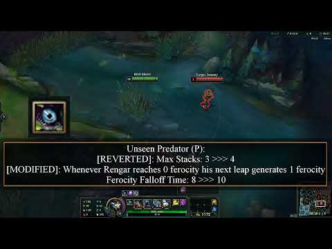 New mini rework Rengar (Update PBE 11.18) - BDD Shorts