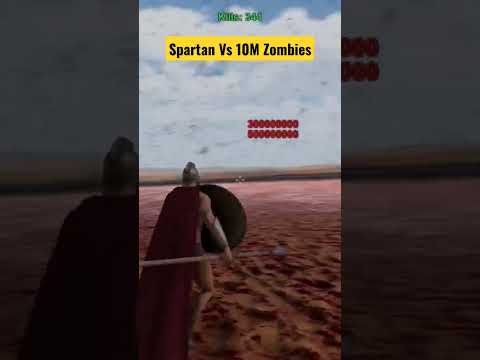 spartan vs 10 million zombies #shorts #project95 #UEBS2