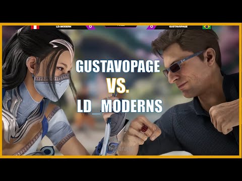 MK1: GUSTAVOPAGE VS LD_MODERNS - KITANA VS JOHNNY CAGE, LIU - ROAD TO RESPAWN SUR