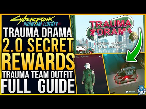 Cyberpunk 2077: Trauma Drama SECRET REWARDS - How To Get Trauma Team Outfit & More - Arcade Game
