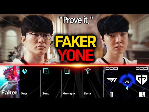 FAKER YONE IN WORLDS SEMIFINALS WITH INHUMAN REACTIONS