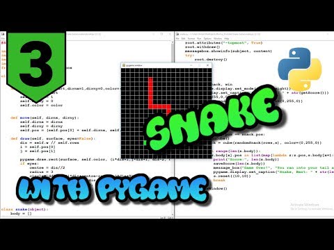 Snake Pygame Tutorial 3
