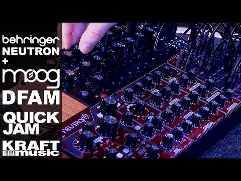 Behringer Neutron & Moog DFAM - Quick Jam