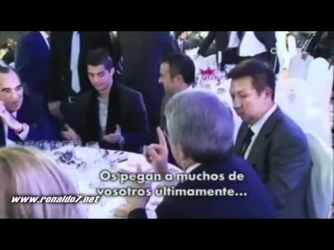 Cristiano Ronaldo vs Cerezo (Atletico Madrid president fight/discussion with CR7)