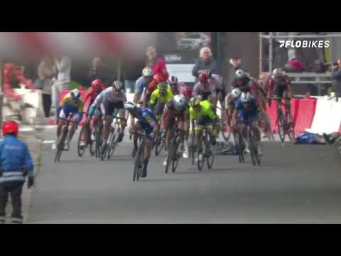 Alvaro Hodeg Crashes Into Barriers At Eurometropole