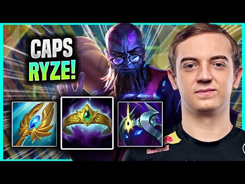 GAPS IS INSANE WITH RYZE! - G2 Caps Plays Ryze MID vs Viktor! | Preseason 2022