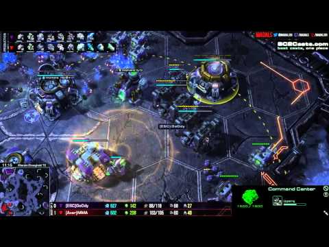 Starcraft 2 MMA v GoOdy TvT Game 2  Go4SC2 Cup Semi Finals Starcraft 2 Heart of The Swarm