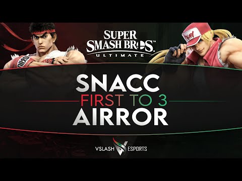Smash Ultimate online: Snacc (Ryu) vs Airror (Terry) - FT3