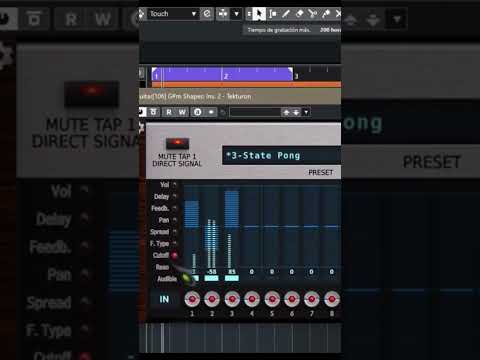 16 líneas de delay independientes y configurables: Tekturon de @d16group #d16group
