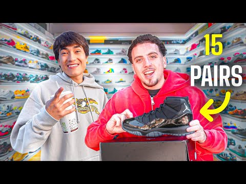 WE COOKED 15 PAIRS OF GAMMA JORDAN 11'S!!!