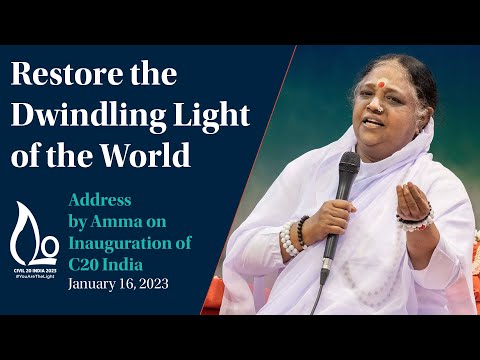 Amma's Message on Inauguration of India's Civil 20 for G20 2023