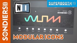 Video thumbnail for [SUPERBOOTH 2019] NATIVE INSTRUMENTS MODULAR ICONS = WOW ! by Les Sondiers