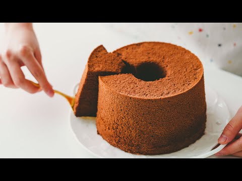 Chocolate Chiffon Cake Recipe｜Ohyoo Cooking