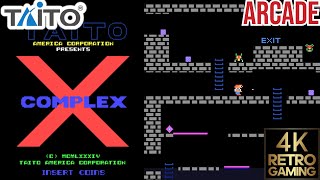 Complex X Arcade (Taito 1984) 4k Longplay