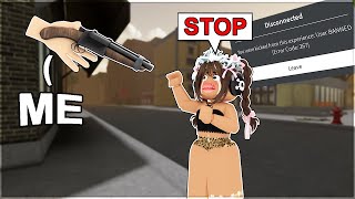 I Targeted Her With INVISIBLE GUN In Da Hood (banned)