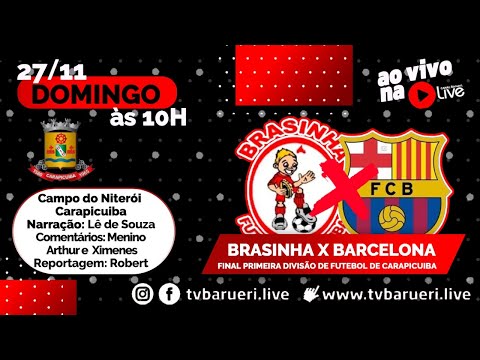 BRASINHA vs BARCELONA | FINAL DA PRIMEIRA DIVISÃO DE FUTEBOL DE CARAPICUÍBA